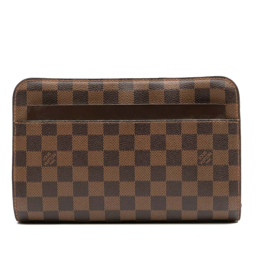 Louis Vuitton Damier Ebene Saint Louis Pochette Brown Canvas Good condition - Front View