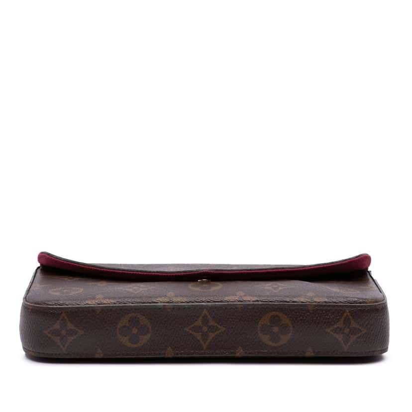 Louis Vuitton Monogram Pochette Felicie Brown Canvas Good condition - Inside View