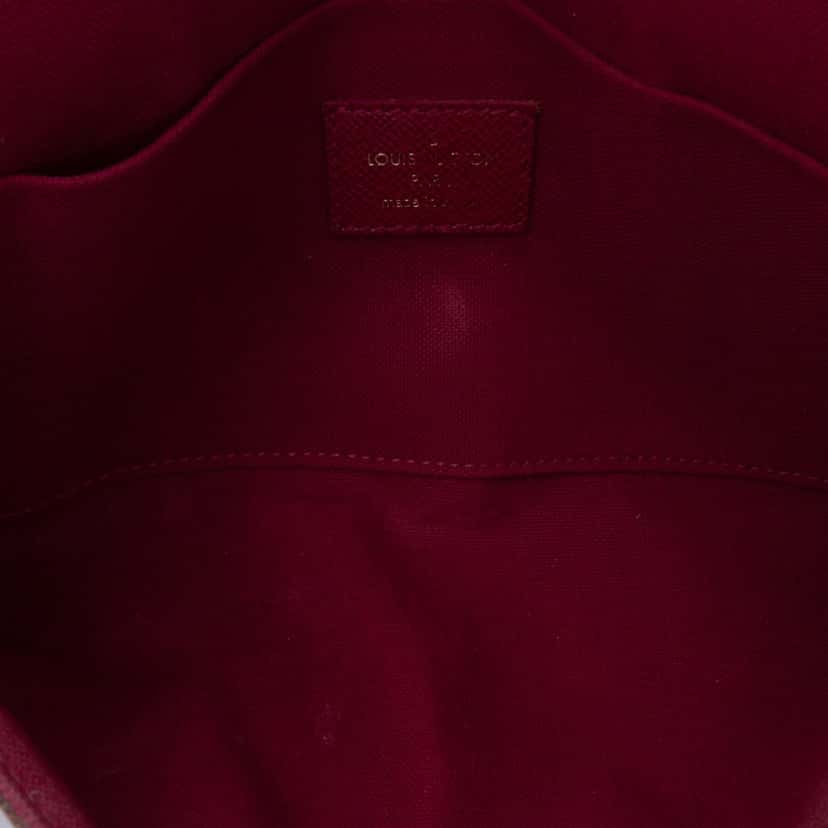 Louis Vuitton Monogram Pochette Felicie Brown Canvas Good condition - Model View