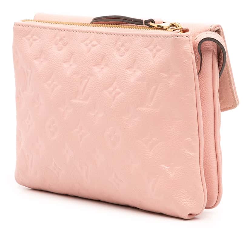 Louis Vuitton Monogram Empreinte Twice Pink Leather Good condition - Back View