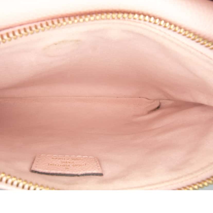 Louis Vuitton Monogram Empreinte Twice Pink Leather Good condition - Model View