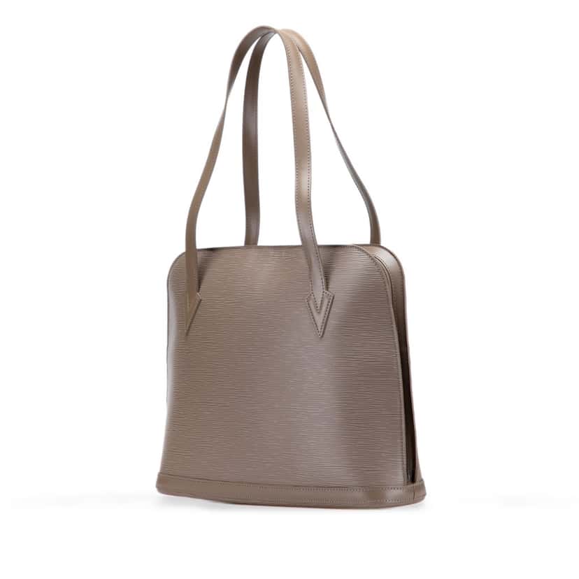 Louis Vuitton Epi Lussac Brown Leather Good condition - Back View