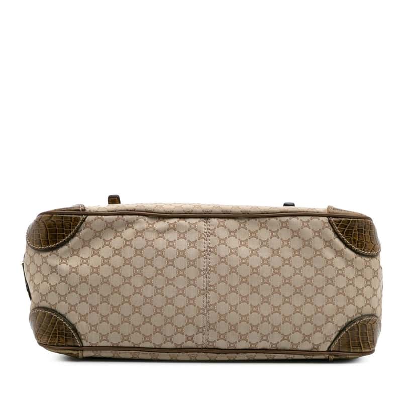 Celine Macadam Canvas Boogie Handbag Brown Canvas Fair condition - Inside View