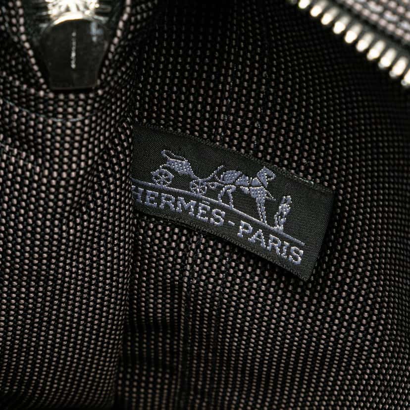 Hermès Canvas Herline PM Grey Canvas Good condition - Box View