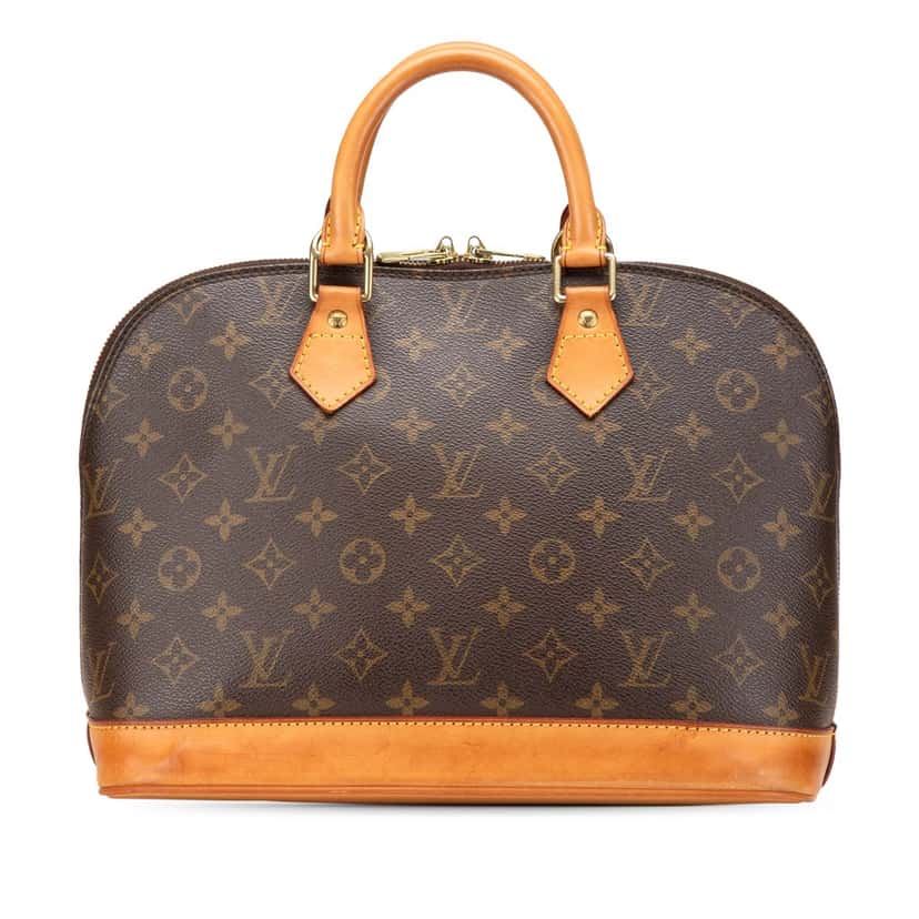 Louis Vuitton Monogram Alma PM Brown Canvas Good condition - Front View