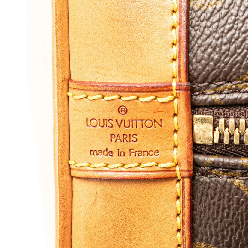 Louis Vuitton Monogram Alma PM Brown Canvas Good condition - Box View