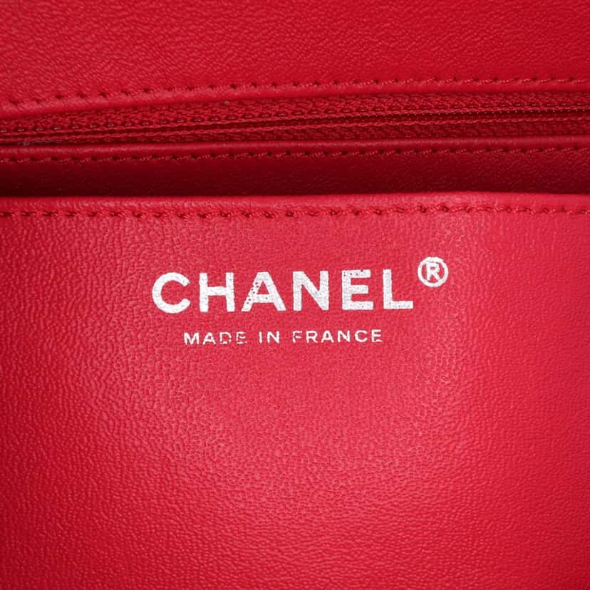 Chanel CC Quilted Lambskin Kisslock Frame Flap Tote Pink Leather Good condition - Box View