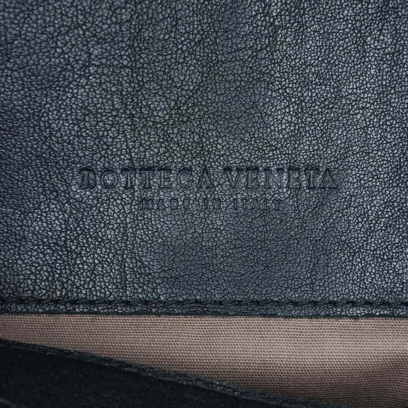Bottega Veneta Tricolor Nappa Intrecciato Clutch Black Leather Good condition - Box View