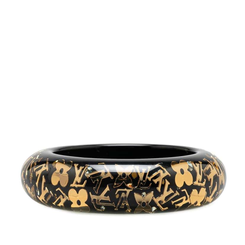 Louis Vuitton Wide Resin Monogram Inclusion GM Black Good condition - Back View