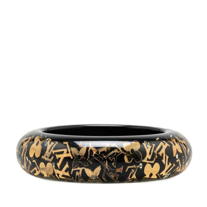 Louis Vuitton Wide Resin Monogram Inclusion GM Black Good condition - Inside View