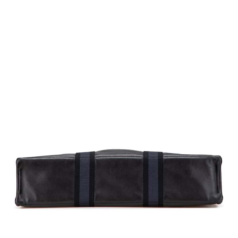 Hermès Canvas and Leather Fourre Tout MM Blue Canvas Good condition - Inside View