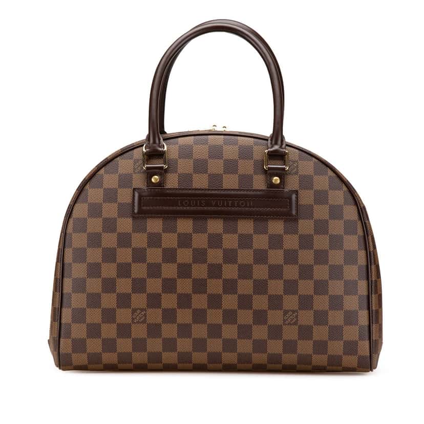 Louis Vuitton Damier Ebene Nolita Brown Canvas Good condition - Front View