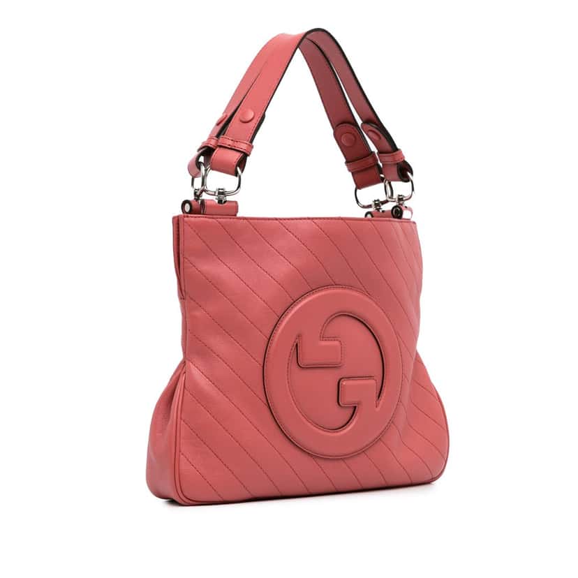 Gucci Small Blondie Satchel Pink Leather Good condition - Back View