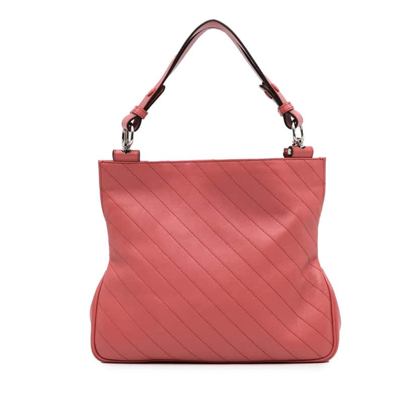 Gucci Small Blondie Satchel Pink Leather Good condition - Model View