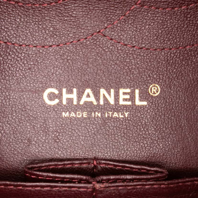 Chanel Jumbo Classic Caviar Double Flap Black Leather Fair condition - Box View