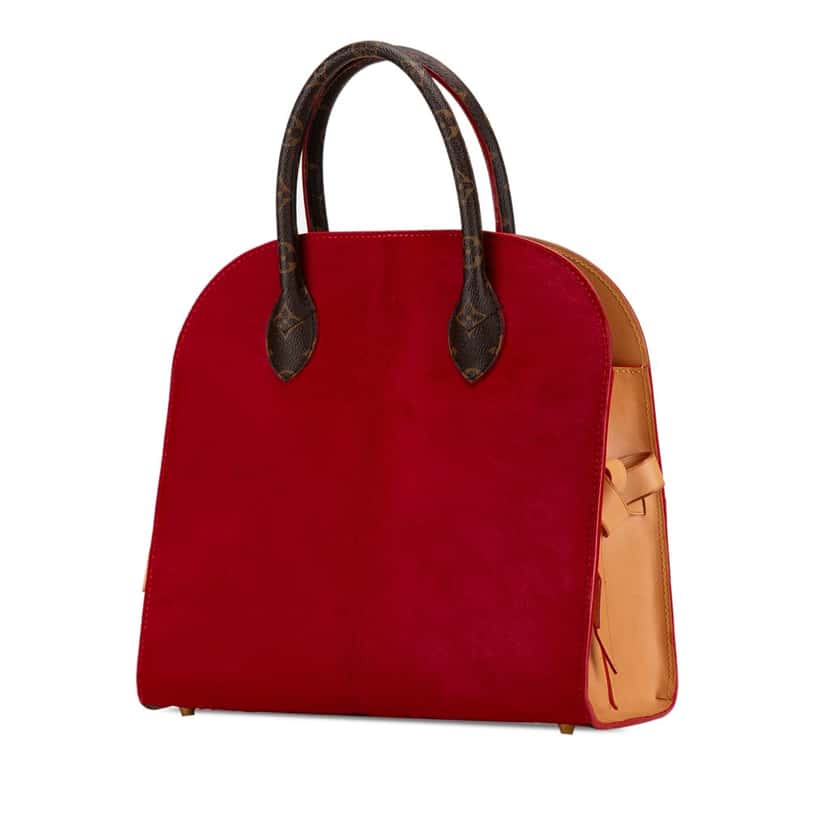 Louis Vuitton Christian Louboutin Monogram Iconoclast Tote Brown Canvas Good condition - Back View