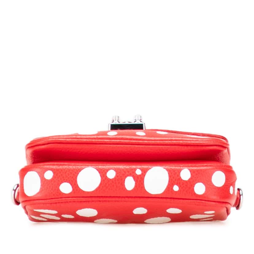 Louis Vuitton Yayoi Kusama Monogram Empreinte Infinity Dots Micro Metis Red Leather Good condition - Inside View