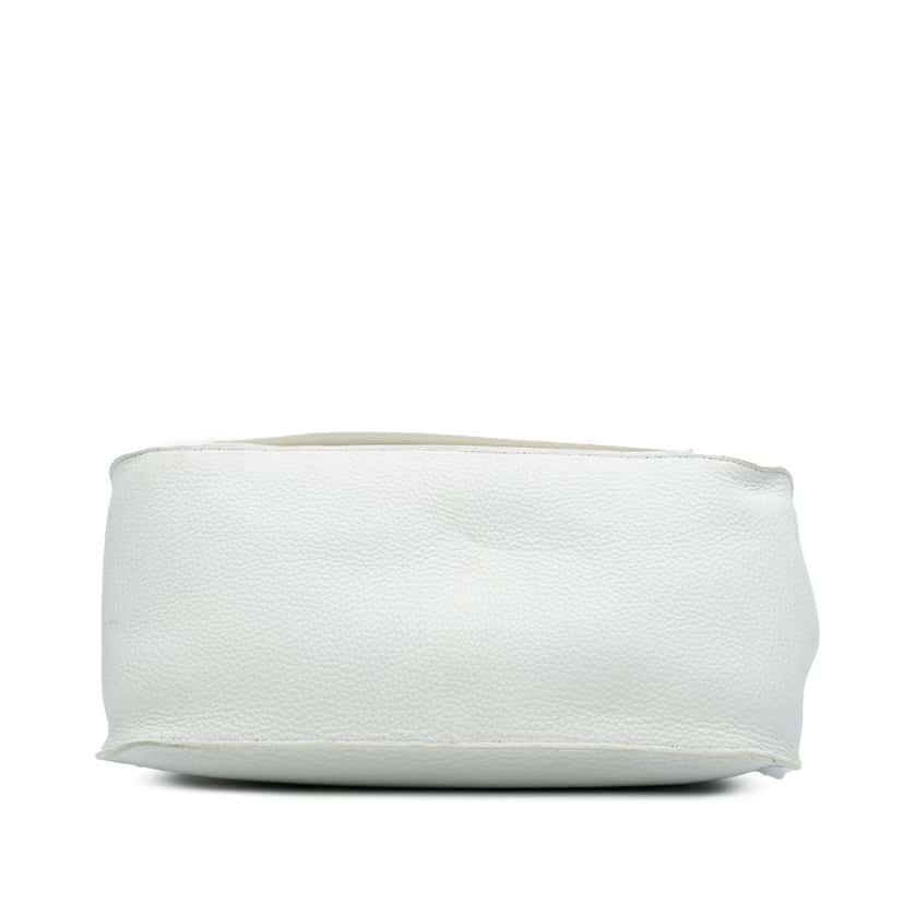 Hermès Clemence Jypsiere 34 White Leather Good condition - Inside View