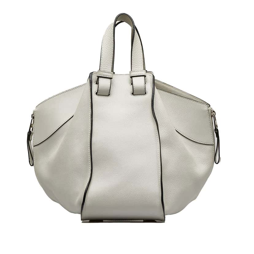 Loewe Small Hammock Bag White Leather Good condition - Inside View