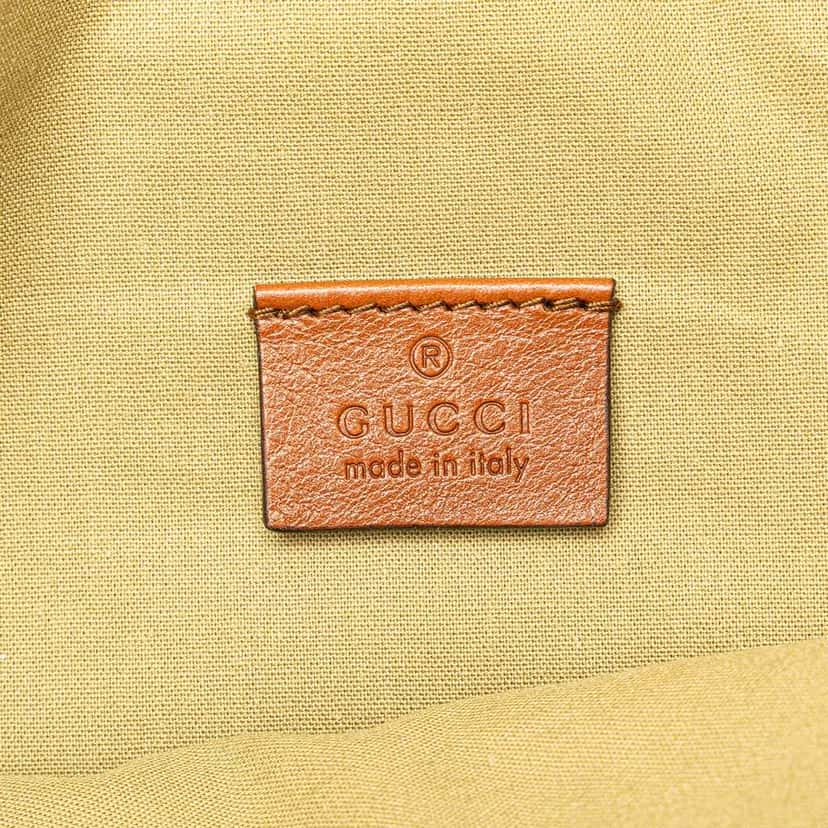 Gucci Canvas Web Belt Bag Brown Canvas Good condition - Box View