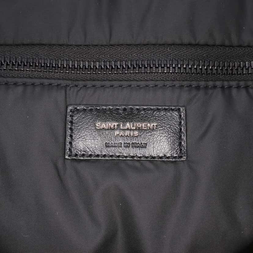 Saint Laurent Nylon Puffer Tote Black Good condition - Box View