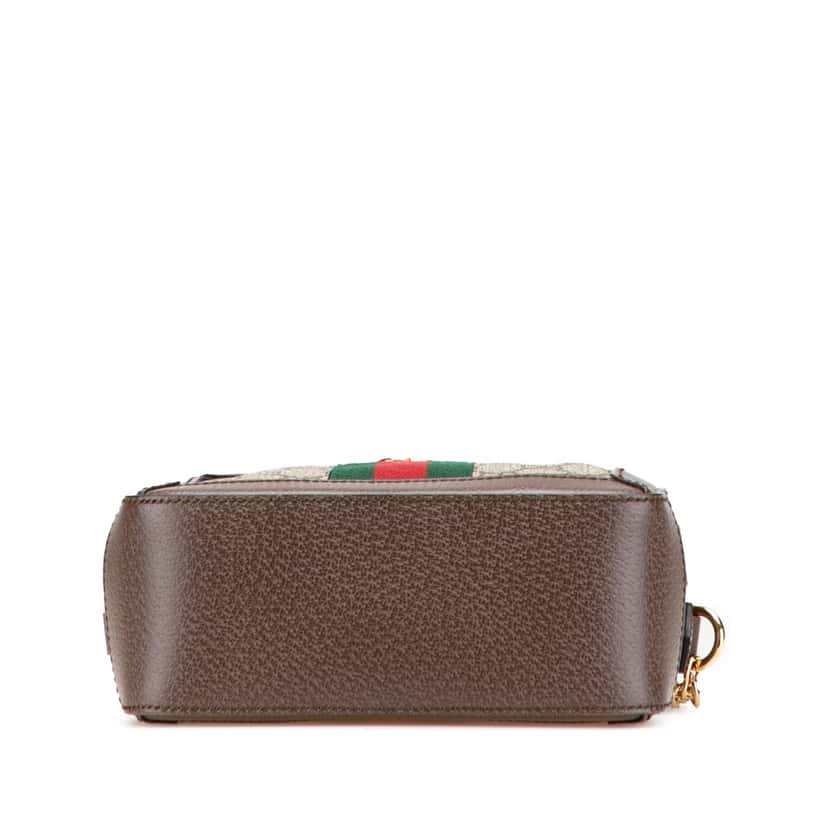Gucci Mini GG Supreme Web Ophidia Satchel Brown Canvas Good condition - Inside View
