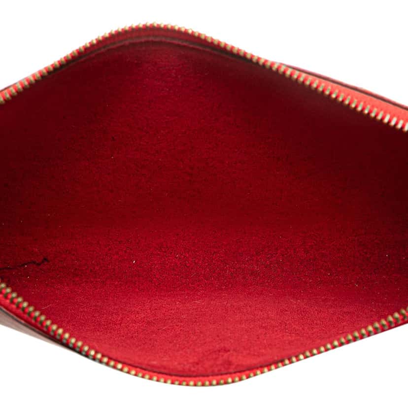 Louis Vuitton Epi Pochette Accessoires Red Leather Good condition - Model View