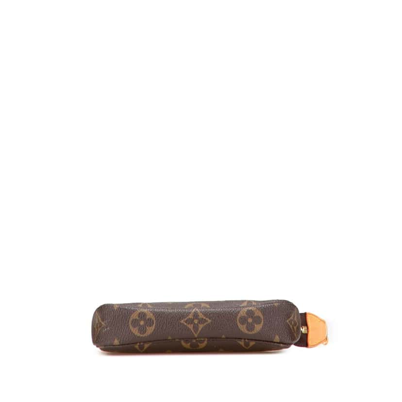 Louis Vuitton Monogram Mini Pochette Accessoires Brown Canvas Good condition - Inside View