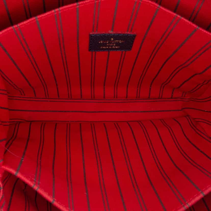 Louis Vuitton Monogram Empreinte Pochette Metis Blue Leather Good condition - Box View