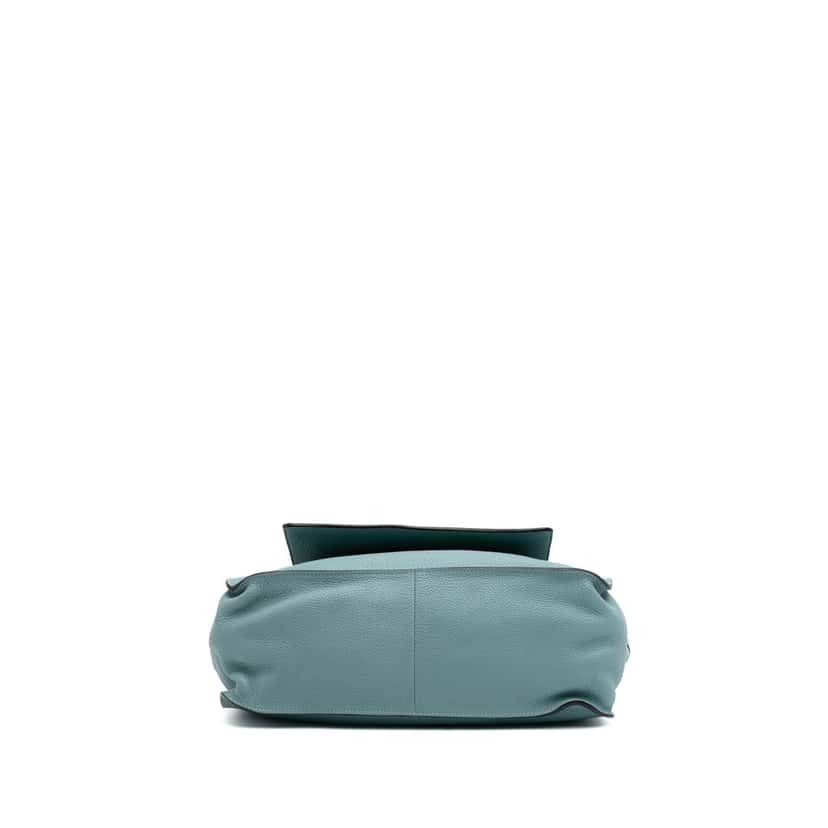 Hermès Clemence Marwari PM Blue Leather Good condition - Inside View