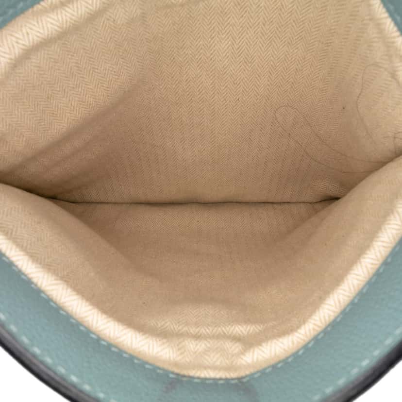 Hermès Clemence Marwari PM Blue Leather Good condition - Box View