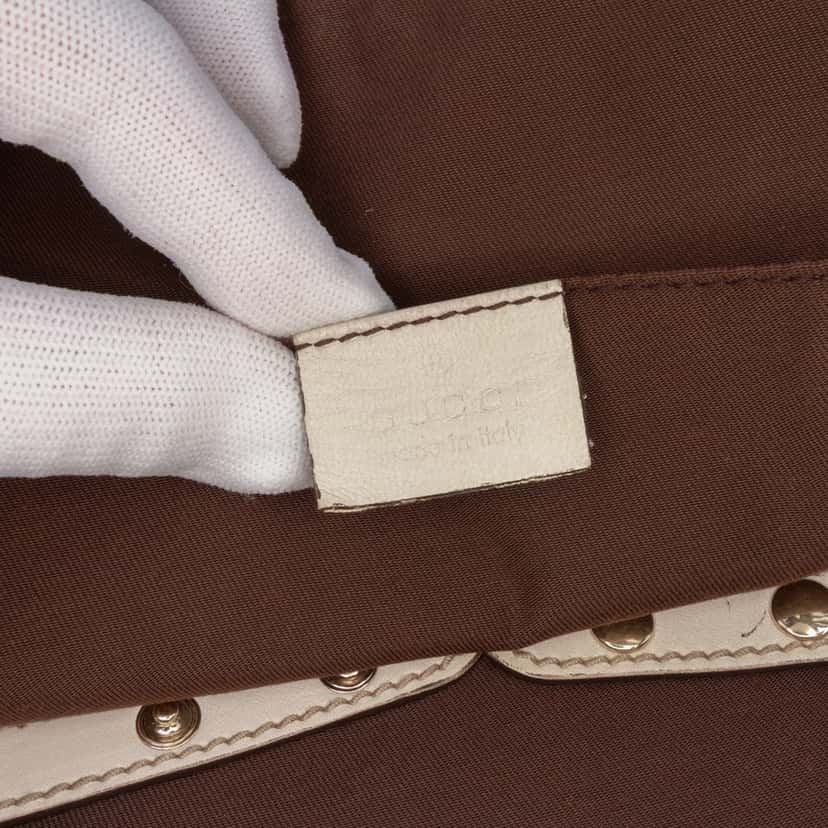 Gucci GG Canvas Trophy Tote Brown Canvas Good condition - Box View