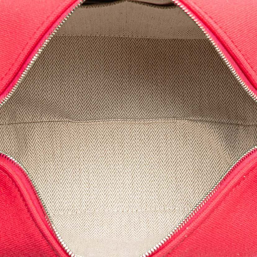 Hermès Small Canvas Bride A Brac Pink Canvas Good condition - Model View