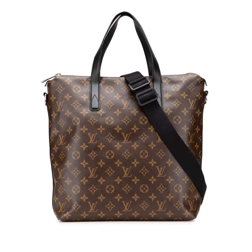 Louis Vuitton Monogram Macassar Kitan Brown Canvas Good condition - Front View