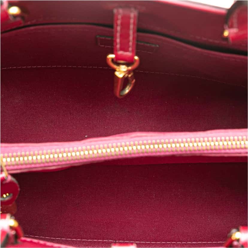 Louis Vuitton Monogram Vernis Montaigne BB Pink Leather Good condition - Model View