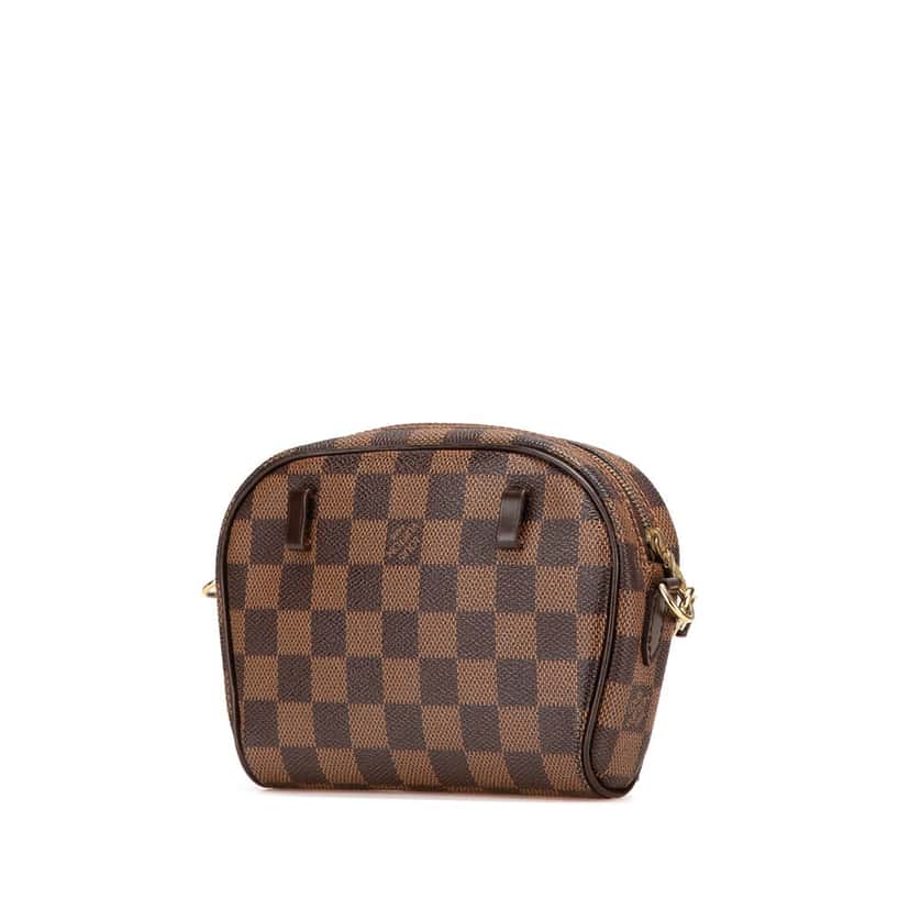 Louis Vuitton Damier Ebene Ipanema Pochette Brown Canvas Good condition - Back View