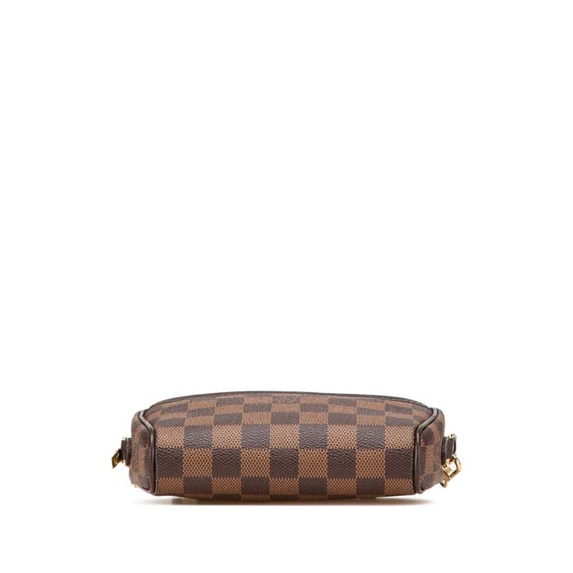 Louis Vuitton Damier Ebene Ipanema Pochette Brown Canvas Good condition - Inside View