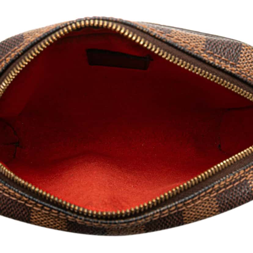 Louis Vuitton Damier Ebene Ipanema Pochette Brown Canvas Good condition - Model View