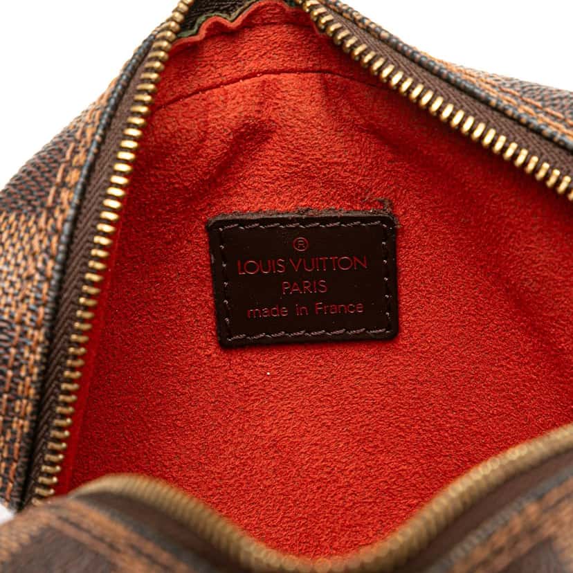 Louis Vuitton Damier Ebene Ipanema Pochette Brown Canvas Good condition - Box View
