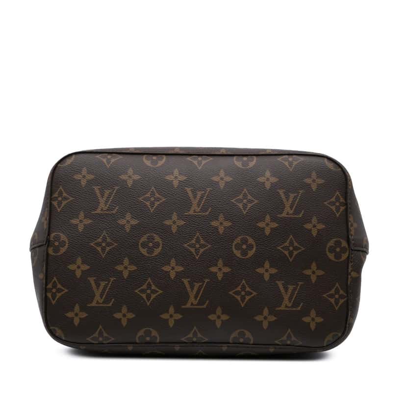 Louis Vuitton Monogram Braided Neonoe MM Brown Canvas Good condition - Inside View