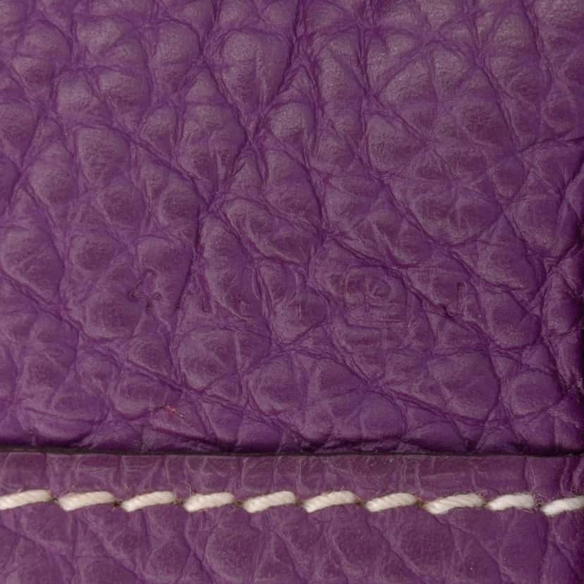 Hermès Clemence Double Sens 36 Purple Leather Good condition - Box View