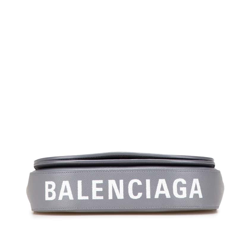 Balenciaga Leather Ville Day S Crossbody Grey Leather Good condition - Inside View
