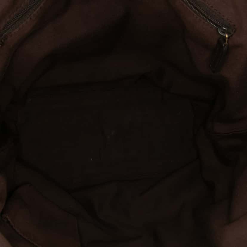 Gucci GG Denim Capri Tote Brown Denim Good condition - Model View