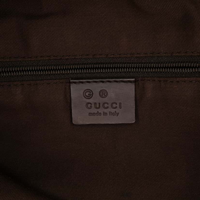Gucci GG Denim Capri Tote Brown Denim Good condition - Box View