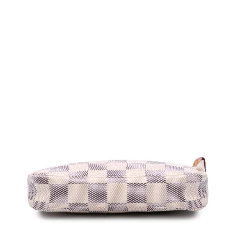 Louis Vuitton Damier Azur Mini Pochette Accessoires White Canvas Good condition - Inside View