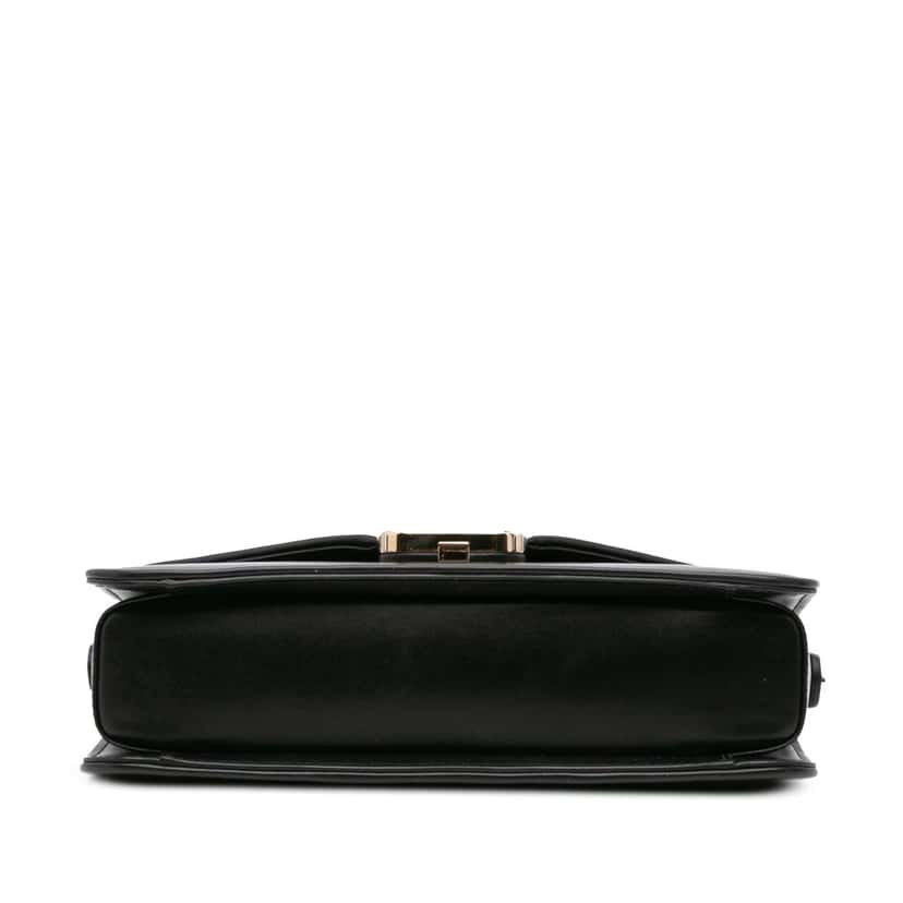 Valentino Small Leather Letter Crossbody Black Leather Good condition - Inside View