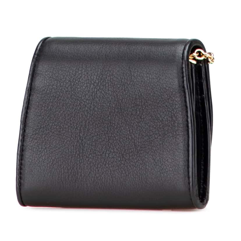 Gucci Medium Calfskin Blondie Wallet on Chain Black Leather Good condition - Back View