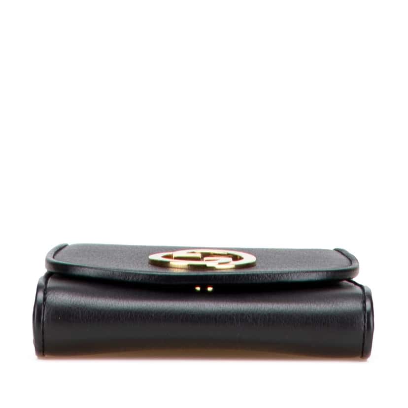 Gucci Medium Calfskin Blondie Wallet on Chain Black Leather Good condition - Inside View