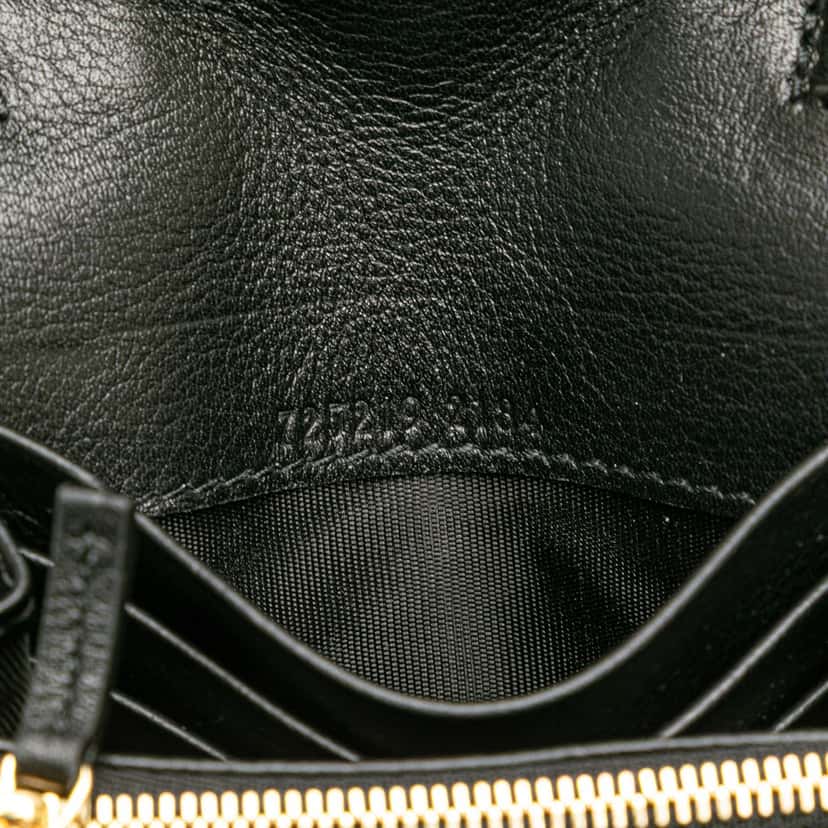 Gucci Medium Calfskin Blondie Wallet on Chain Black Leather Good condition - Box View