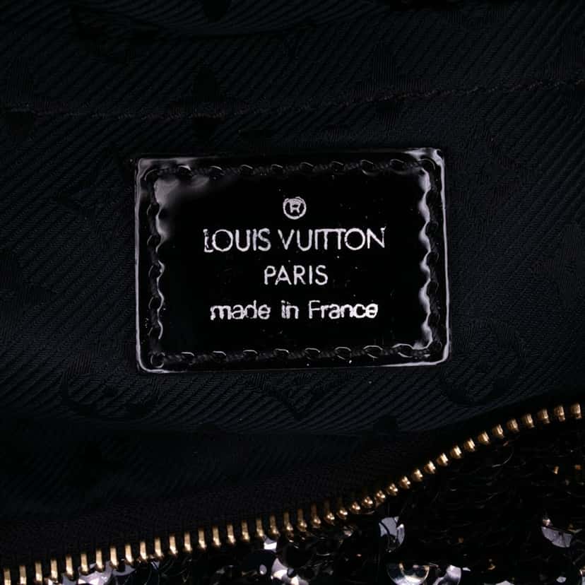 Louis Vuitton Sequins Rococo Pochette Black Canvas Good condition - Box View